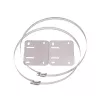 Caja de terminación de fibra óptica Extralink Selene 16 fibras negra
