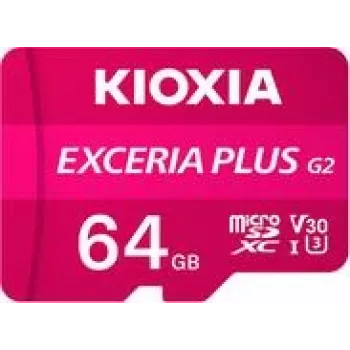 Memoria flash Kioxia 64GB MicroSDXC UHS-I EXCERIA PLUS G2