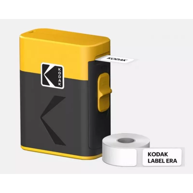 Impresora de etiquetas Kodak Label ERA M50 Bluetooth para etiquetas de 14 mm con rollo amarillo