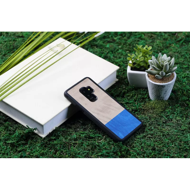 Funda para smartphone Man and Wood para Galaxy S9 Plus — taubenschwarz