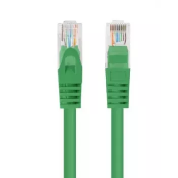 Latiguillo Cat.5e UTP 1m verde pack de 10 PCU5-20CC-01