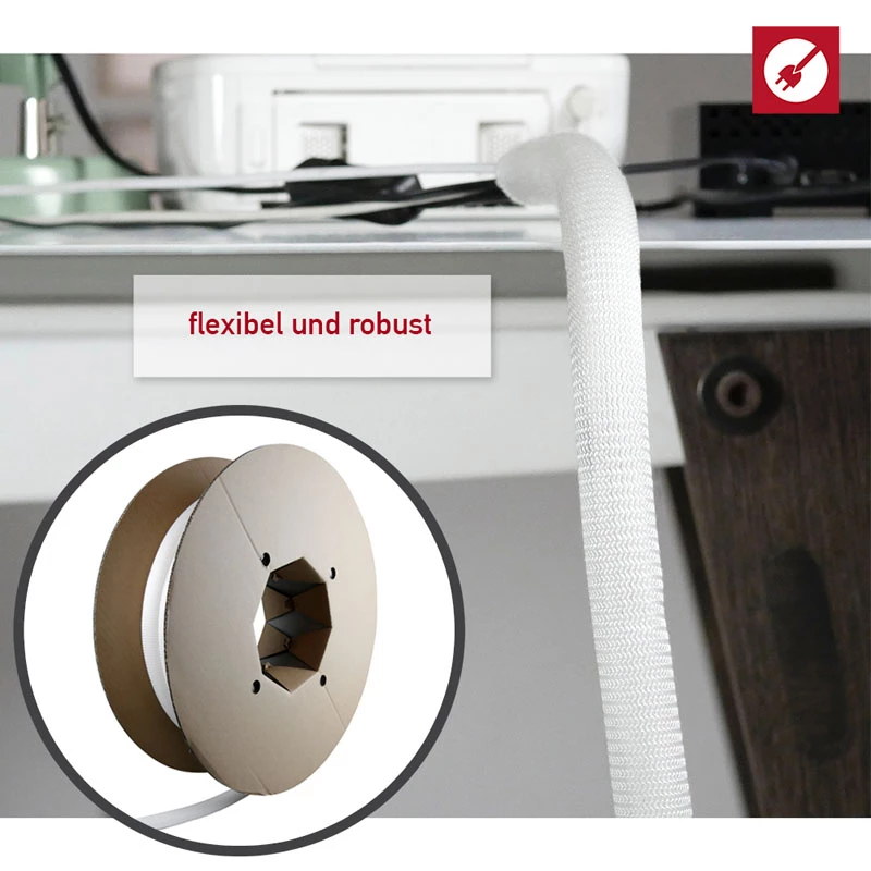 Funda de cable Label-the-cable PRO 5120 blanco