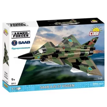 Set de construcción Cobi Blocks Saab AJS 3 Viggen 911 uds. set de modelismo, 911 piezas