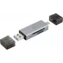 Renkforce RF-PCR-400 Lector de tarjetas externo USB 3.0, gris espacial (RF-6179482)