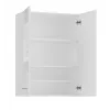 Armario de almacenamiento de baño Topeshop POLA MINI DD blanco brillo blanco