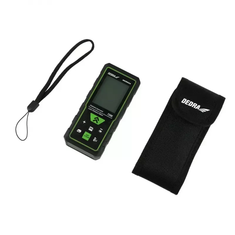 Medidor de distancias Dedra MC0934 — distancia de medición 600 m, diseño compacto