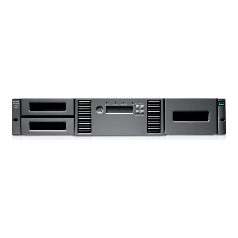 Autocargador y biblioteca de almacenamiento HPE MSL2024 1x unidad LTO-8 SAS 15x cartuchos de 30TB