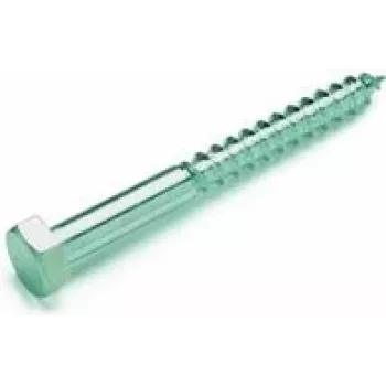 Perno cimco 190224 — perno de acero galvanizado para madera, 80 mm de longitud, 8 mm de diámetro de rosca, 1 ud.