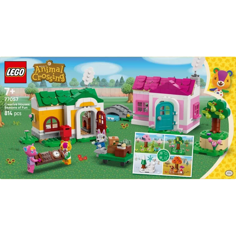 Juguete de construcción LEGO 77057 Animal Crossing Kreative Häuser Jahreszeiten voller Spaß Set