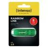 MEMORIA FLASH USB2 8GB/VERDE 3502460 INTENSO
