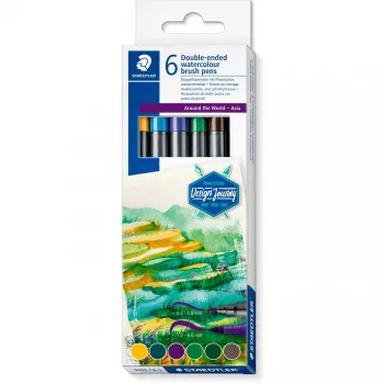 Set de lápices de colores Staedtler Design Journey Around the world Asia 3001 C6-5 — colores surtidos
