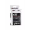 Logic Lm-11 - Ratón - óptico - con cable - USB - negro