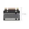 DeLOCK 64342 adaptador M.2 interno interfaz host M.2 macho negro