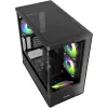 Caja para PC Sharkoon Elite Shark CM100 torre Micro-ATX, sin fuente de alimentación, negra