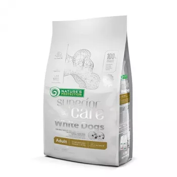 NATURE'S PROTECTION Superior Care White Dogs Grain Free Adult Small Lamb - pienso para perros - 1,5 kg