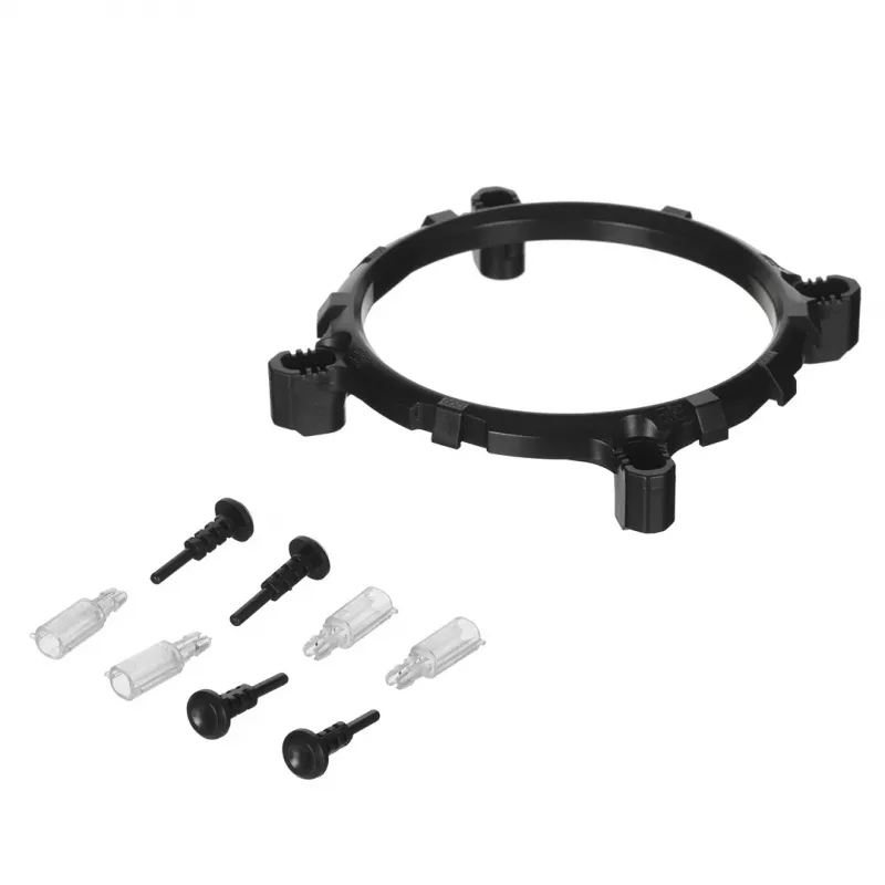 Ventilador de CPU AEROCOOL PGS Rave 4 FRGB ventilador de 120 mm, 4 heatpipes, ARGB, 120 × 25 mm, 1800 rpm, 12 V, 0,5 A