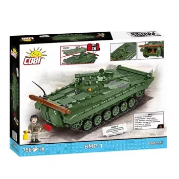 Set de construcción Cobi Blocks BMP-1 758 piezas – modelo a escala de bloques