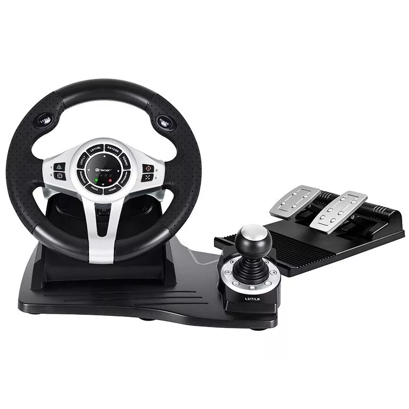 Tracer TRAJOY46524 Mando de juegos negro Volante + Pedales PlayStation 4, Playstation 3