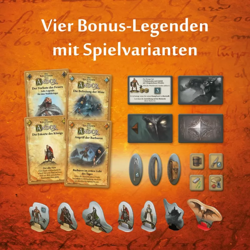Die Legenden of Andor - Die Bonus-Box, expansión de juego de mesa