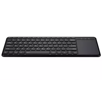 Teclado inalámbrico RF TRACER TRAKLA46367 — tamaño completo, membrana, touchpad, 2,4 GHz, negro