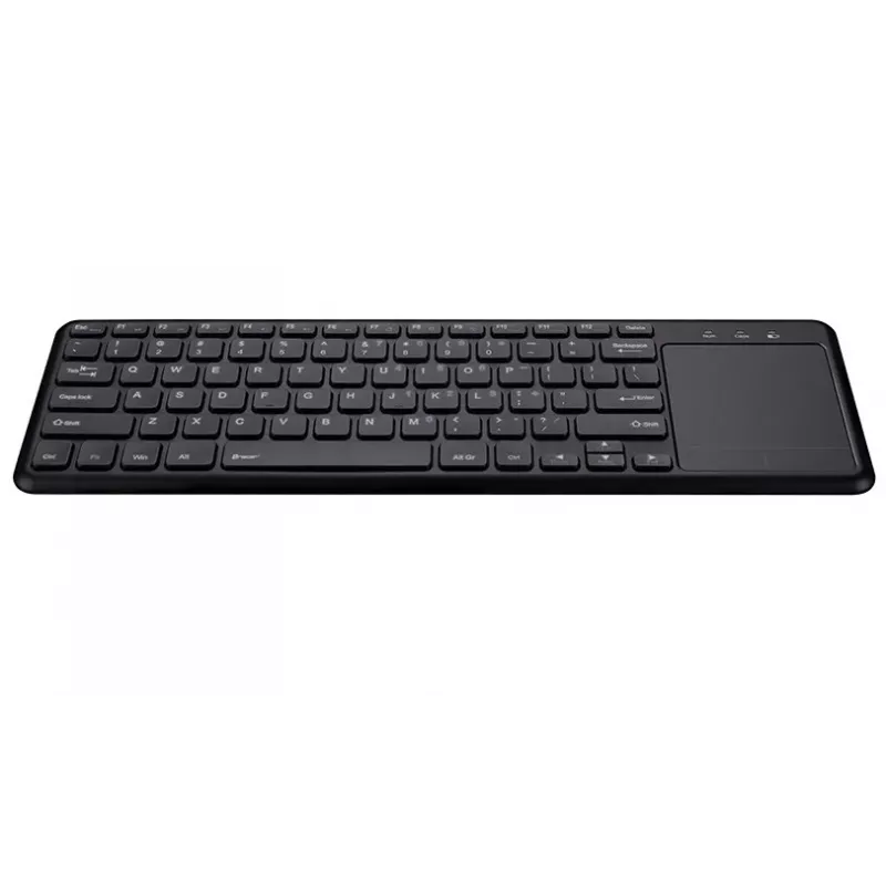 Teclado inalámbrico RF TRACER TRAKLA46367 — tamaño completo, membrana, touchpad, 2,4 GHz, negro