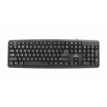 Teclado Esperanza TKR101 Office USB QWERTY inglés, ruso negro