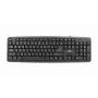 Teclado Esperanza TKR101 Office USB QWERTY inglés, ruso negro