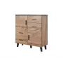 Aparador Cama LOTTA 110 2D4S roble wotan/negro mate
