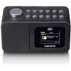 Lenco CR-625BK radiodespertador DAB+/FM con Bluetooth y carga inalámbrica, negro