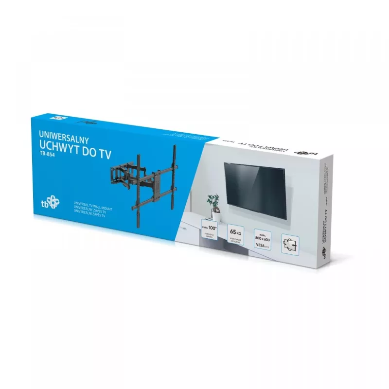 Soporte de TV TB TB-854 para televisores de hasta 100 pulgadas, máx. 65 kg, VESA 800×600