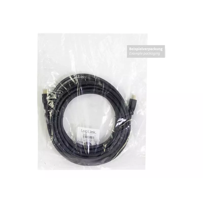 Cable de conexión HDMI LogiLink conector HDMI-A macho, conector HDMI-A macho 3,00 m negro CH0038 cable HDMI 4K UHD