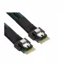 Cable breakout Supermicro CBL-MCIO-1275S4Y MCIO x8 (STR) a 2x SlimSAS x4 (STR) SFF8654 75/75 cm (CBL-MCIO-1275S4Y)