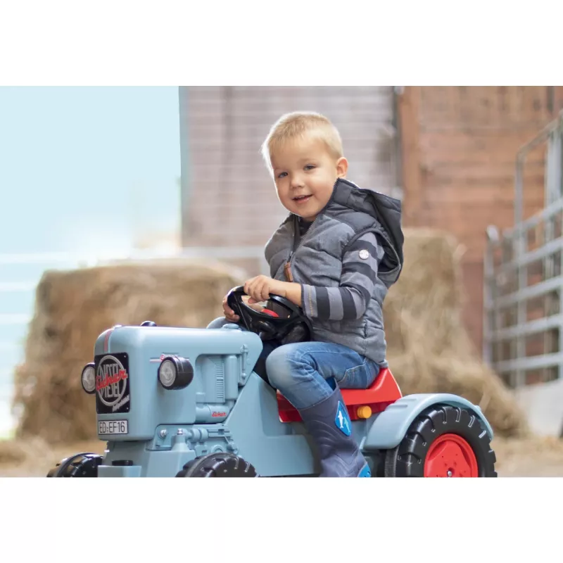 Tractor con pedales Simba-Dickie BIG Eicher Diesel ED 16 (modelo 800056565) coche deslizador para niños