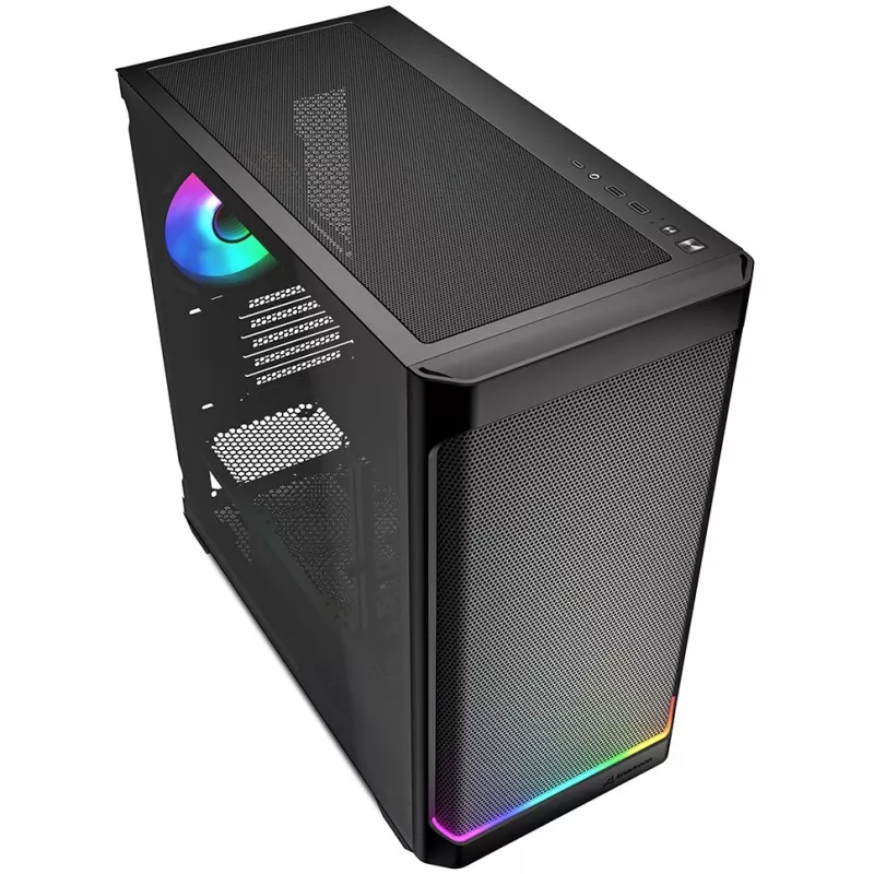 Sharkoon MK4W RGB Strip Micro Tower Negra