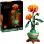 LEGO Icons set de construcción de flores de crisantemo, set creativo de modelismo para adultos para construir una planta artificial, regalo para mujeres hombres ella o él decoración para casa oficina