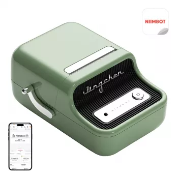 Niimbot B21 Pro Impresora de etiquetas portátil (verde)