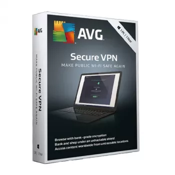 AVG Secure VPN Clave de licencia (1 dispositivo, 1 año)