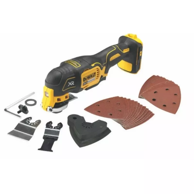 Lijadora DeWALT DCS355N 18V multitool inalámbrica, 31 cm de ancho, 20.000 OPM, 1,06 kg