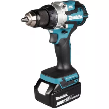 Makita DDF489RTJ Atornillador/atornillador de impacto a batería 1800 rpm Negro, Azul, Acero