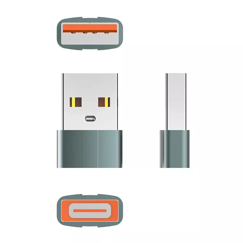 Adaptador USB-C a USB-A ColorWay CW-AD-CA — USB 3.0 hasta 5 Gbit/s, compacto, Plug-and-Play