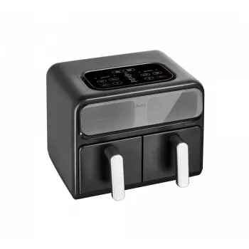Freidora de aire AMICA AFM7020 negra — 700 W de potencia, capacidad de 3,5 l