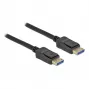 Delock - cable DisplayPort - DisplayPort (M) a DisplayPort (M) - DisplayPort 2.0 - 3,0 m - compatible con 10K 60 Hz (10.240 x 4320) - negro (80263)