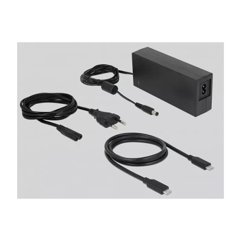 Estación de acoplamiento DeLOCK USB Type-C para 4 x SATA HDD / SSD - bahías de acoplamiento HDD: 4 - 2.5 / 3.5 compartidas (6,4 cm/8,9 cm compartidas)