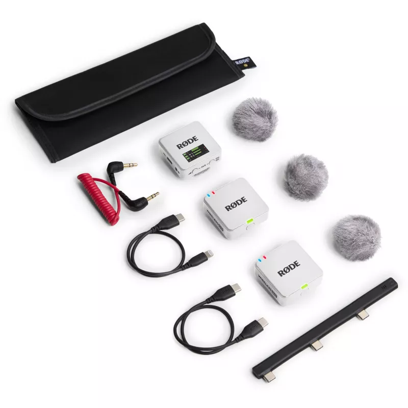 RØDE Wireless GO III White - sistema de micrófono inalámbrico (blanco)