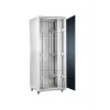 SOMI Networks | Armario independiente 32U, 19″ | 32U-60/60NAC | Gris | Carga máx. 800 kg; paneles laterales desmontables y con cerradura; puertas de cristal; sin montar | Profundidad: 60 cm