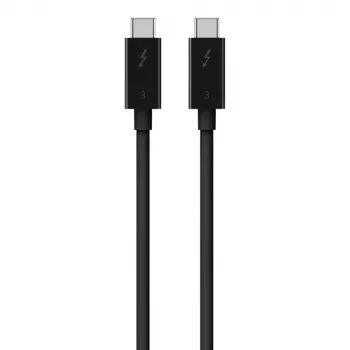 Cable USB-C a USB-C Belkin F2CD084bt0.8MBK 0,8 m 40 Gbit/s negro
