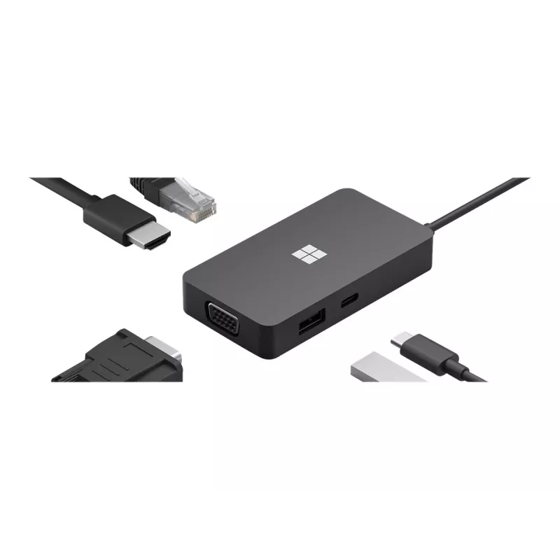 Dock para portátil Microsoft 1E4-00002 negro