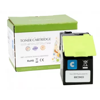 Compatible Static-Control Lexmark 802HC (80C2HC0), cian, 3000 páginas