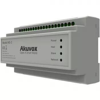 Akuvox NS-2 Switch de red Fast Ethernet (10/100) Carril DIN Gris