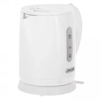Mesko Hervidor de agua | MS 1376 | Eléctrico | 850 W | 0,8 L | Plástico | Base giratoria 360° | Blanco
